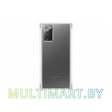 Чехол Samsung Protective Cover для Note 20 (прозрачный/белый) картинка 3